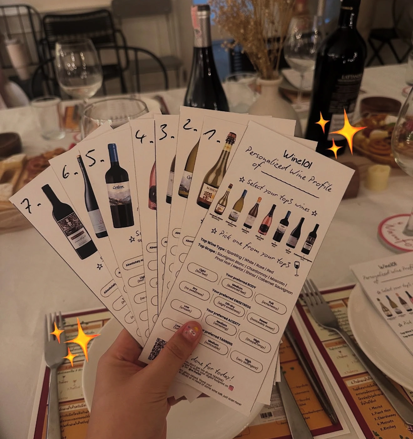 Personalize Wine Profile